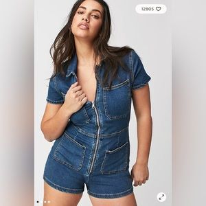 NWT - CRVY Lennox Shortsuit